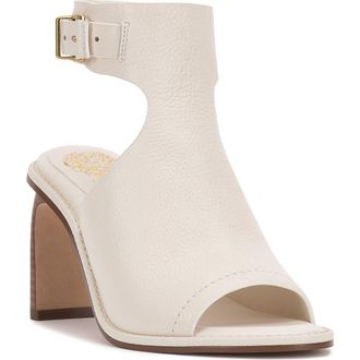Vince Camuto Faelan Peep Toe Sandal in Coconut Cream at Nordstrom Rack, Size 9