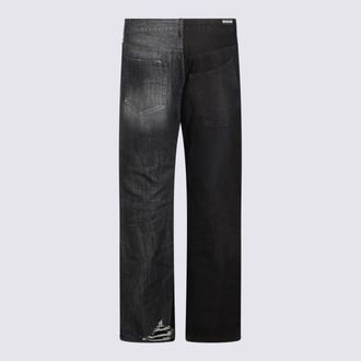 Balenciaga Mens Jeans Black _co