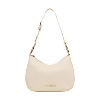 Love Moschino Tassen, Dames, Beige, ONE Size, Handtas met rits en binnenzak