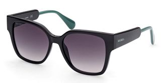 Max & Co. MO0036 01A Womens Sunglasses Black Size 55