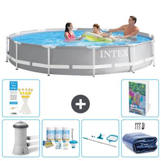 Intex Piscina Prism Frame Redonda - 366x76 Cm - 7-piezas S267