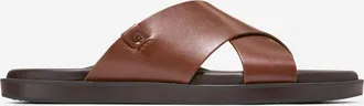 Cole Haan Mens Grand Neoclassic Cross Strap Sandals - Brown Size 10