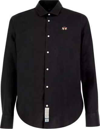 La Martina Camicia Garrick - - Shirts - Uomo - Nero - S
