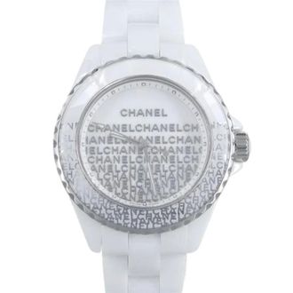 Chanel Pre-owned Fabric watches - Dames - Pre-owned - Wit - Maat: ONE Size