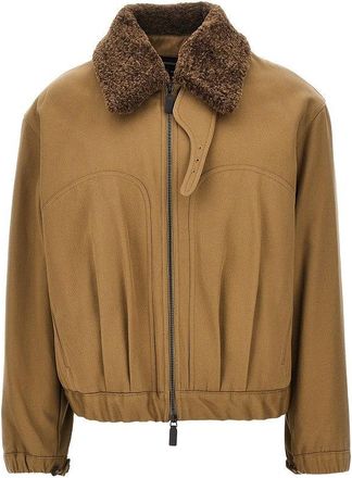 Emporio Armani Padded cotton canvas blouson Man 48