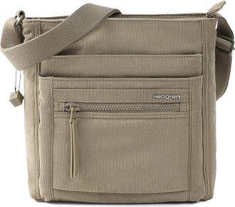 Hedgren Orva Crossbody Cross Body Womens Handbags Corduroy Greige, Nylon