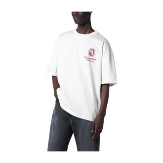 Amiri T-Shirts, male, White, Size: L MA Chateau Oversized Tee