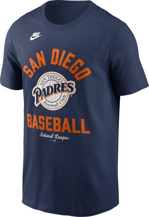 Nike San Diego Padres Cooperstown Nike Mens MLB T-Shirt in Blue | N19944BS98-079