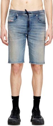 Diesel Slim-fit shorts in clean Jogg Jeans - Denim short pants - Man - Blue
