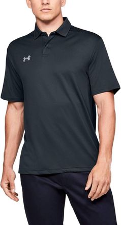 Under Armour Mens Team Performance Polo In Stealth Grey