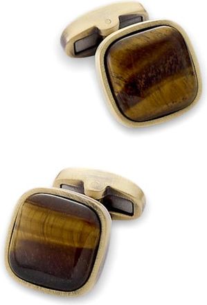 Paul Fredrick Tigers Eye Cufflinks