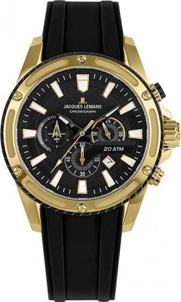 Jacques Lemans 1-2141D Mens Liverpool Watch - Gold - One Size