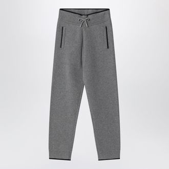 Chlo&eacute; Pantaloni in maglia grigio m&eacute;lange in cotone