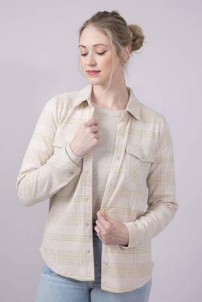 Thread & Supply Cassian Shirt In Cream Multi Plaid
