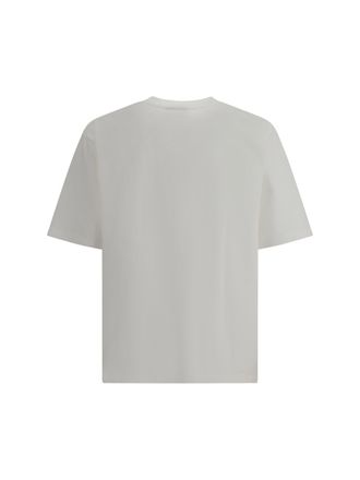 Dsquared2 Logo-Embroidered Cotton T-Shirt - White