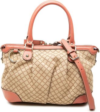 Gucci Pre-owned Gucci Diamante Canvas Sukey Satchel Ladies CFN806XKWK0UWZNX