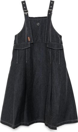 Musium Div. Abito con logo - Blu