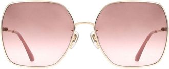 Nina Ricci SNR301 300Y Womens Sunglasses Rose-Gold Size 60