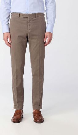 Pantaloni Torino Pantaloni chino slim fit in cotone stretch con pince e chiusura decentrata