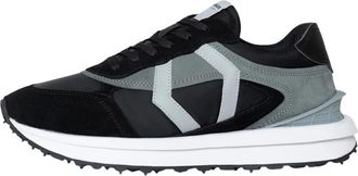 Mikakus Barcelona Stijlvolle Dark Ink Sneakers - unisex - Sneakers - Veelkleurig - 44 EU - Leer - Schoenen
