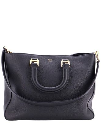 Fendi Fendi Selleria Ff Handle Tote Medium (Authentic Pre-Loved)