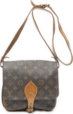 Louis Vuitton Pre-owned Womens Cartouchiere MM Shoulder Bag - Brown - One Size
