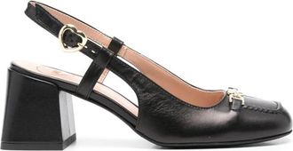 Love Moschino Ballerinas - Dames - Pumps - Zwart - 40 EU - Leer - Schoenen