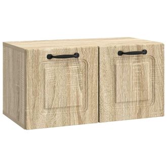 vidaXL Mueble Para Tv De Pared Roble Sonoma 59,5 X 31 X 30 Cm Vidaxl