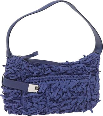 Ferragamo Gancini Shoulder Bag Canvas Canvas Shoulder Bag Bag (Pre-Owned)