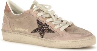 Golden Goose Womens Beige Calf Leather Bos Taurus Low Top Sneakers