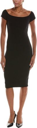 L'agence LAgence Yazzy Ss Off-Shoulder Midi Dress