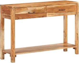 vidaXL Sideboard 110x30x75 cm Solid Acacia Wood vidaXL