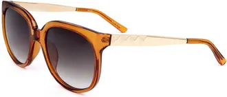 Linda Farrow MATTHEW WILLIAMSON MW55 C1 Womens Sunglasses Brown Size 54