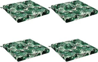 vidaXL Cojines De Asiento De 4 Piezas Soest 4 Uds. 100% Poli&eacute;ster Vidaxl
