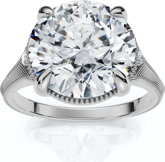 Pompeii3 Certified 5Ct Swift Diamond Engagement Ring 14k Gold Lab Grown