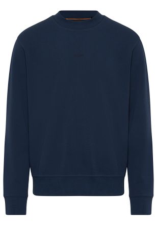 Boss Orange by Hugo Boss Sweatshirt BOSS ORANGE WeSmallcrew, Herren, Gr. 4XL, open blau464, Sweatware, Obermaterial: 100% Baumwolle, relaxed fit, Rundhals, eingesetzt B&uuml;ndchen