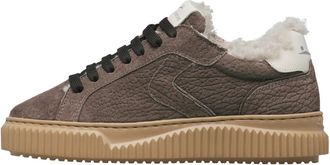 Voile Blanche Lipari Fur Sneakers - Dames - Winterlaarzen - Bruin - 41 EU - Wol - Schoenen
