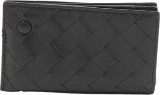 Bottega Veneta Intrecciato Kaarthouder - Dames - Portefeuilles - Bruin - ONE Size - Leer - Accessoires