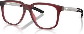 Ferrari 53mm Rectangle optical glasses in Red at Nordstrom