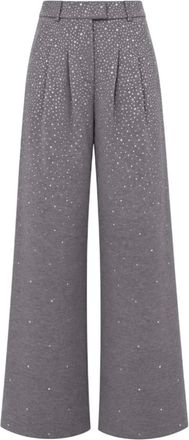 Twentyfourhaitch Quira Wide Trousers - Trousers - Mujer - Gris - 2XL
