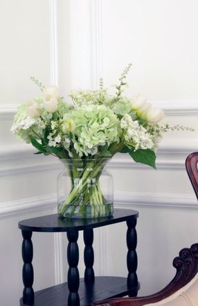 Mark Roberts Tulip Hydrangea Jar in Mint Green at Nordstrom