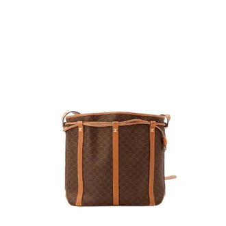 Celine Pre-owned Bucket Bags, female, Brown, Size: ONE SIZE Pre-owned Le Seau Triomphe Bucket Bag