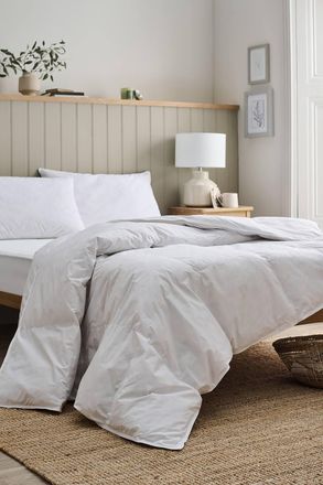 Christy Luxury European Feather & Down Filled Duvet 10.5 Tog in White | Size: Double