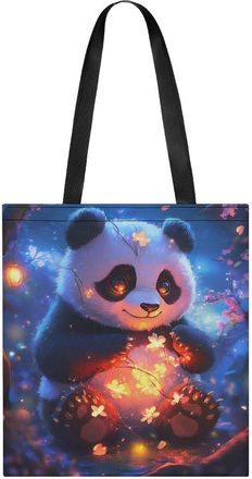 Generic Panda Tote Bag for Women Men Shoulder Bags Purses Pouch Handbags