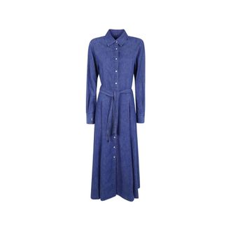 Polo Ralph Lauren Dames, Jurken, Blauw, Maat: 2XS
