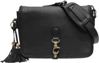 Gucci Pre-owned Cross Body Bags, female, Black, Size: ONE SIZE Pre-owned Leather gucci-bags