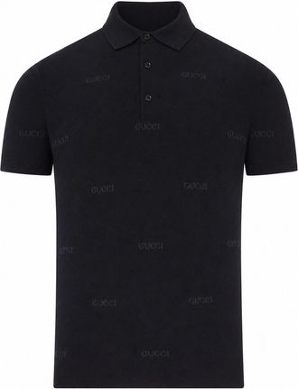 Gucci JACQUARD WOOL AND SILK POLO - Gucci - Man