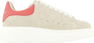 Alexander McQueen Oversized Sneakers - Dames - Sneakers - Beige - 40 EU - Leer - Schoenen