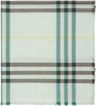 Burberry Sciarpa a quadri - Verde