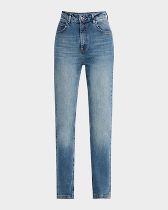 Vanessa Bruno OG Benito High-Rise Straight Denim Jeans